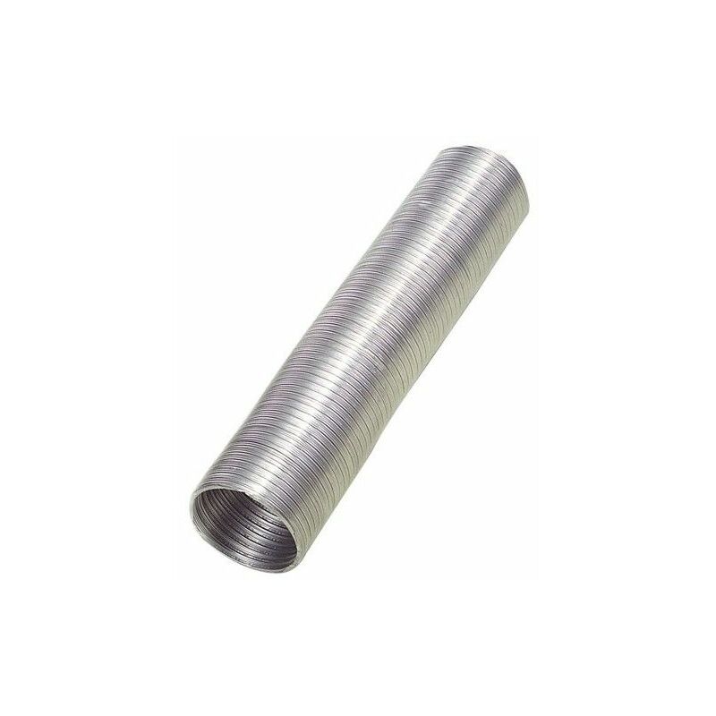 foto del prodotto tubo compatto in alluminio grigio 125 mm. 5 metri