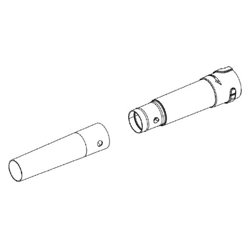 foto del prodotto tubo completo soffiatore greenworks g40abk originale