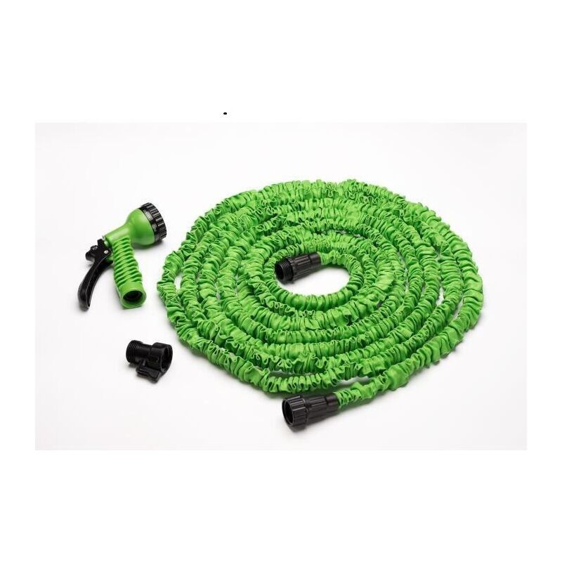 foto del prodotto tubo da giardino con pistola allungabile estensibile annaffiatore 15 m