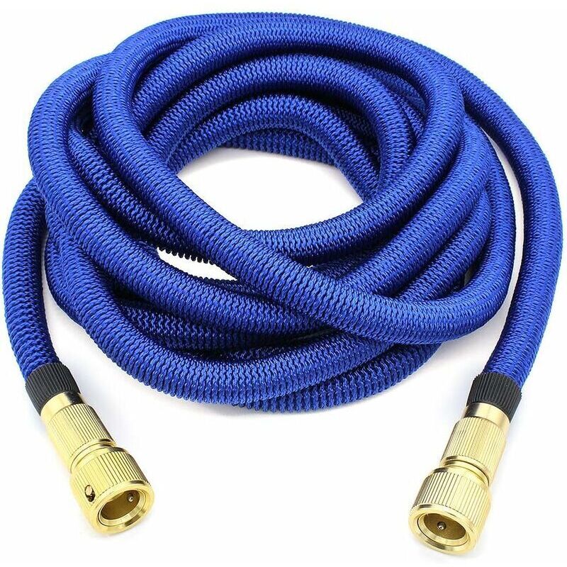 foto del prodotto tubo da giardino, tubo flessibile espandibile per l acqua da giardino, tubo flessibile retrattile con raccordi in metallo per irrigazione pulizia del
