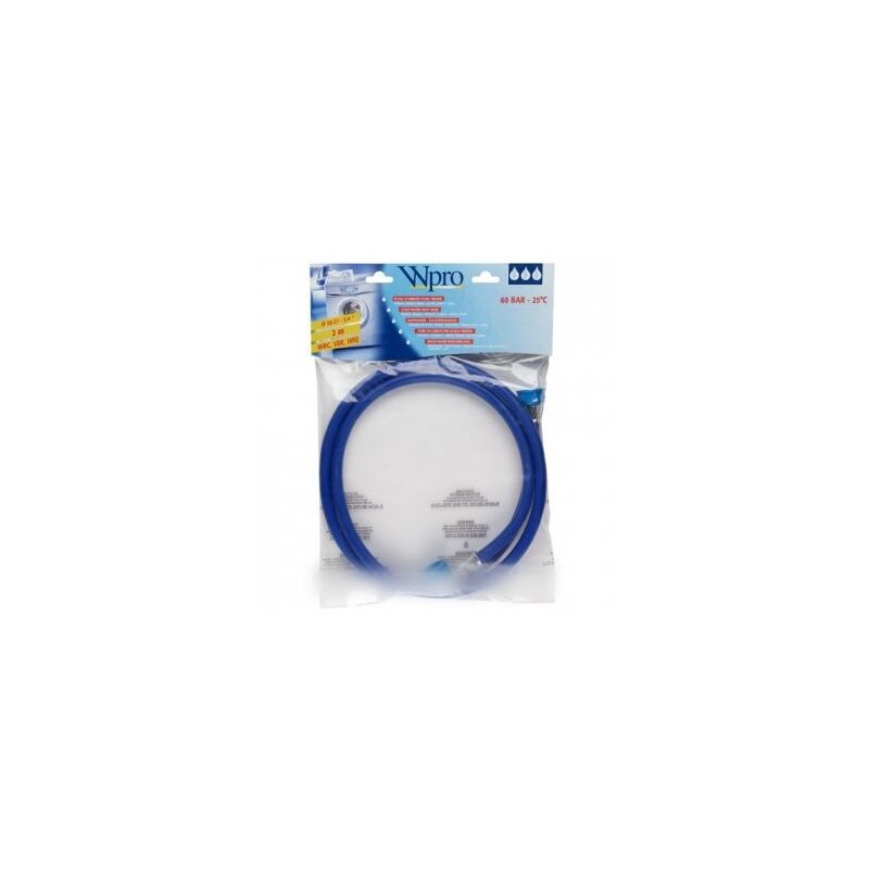 foto del prodotto tubo di alimentazione acqua originale 2,5 m 50 bar lavatrice whirlpool 2968798015250000160