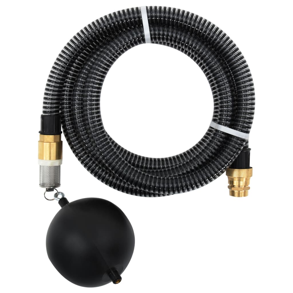 foto del prodotto tubo di aspirazione con connettori in ottone 25 m 25 mm nero cod mxl 56520
