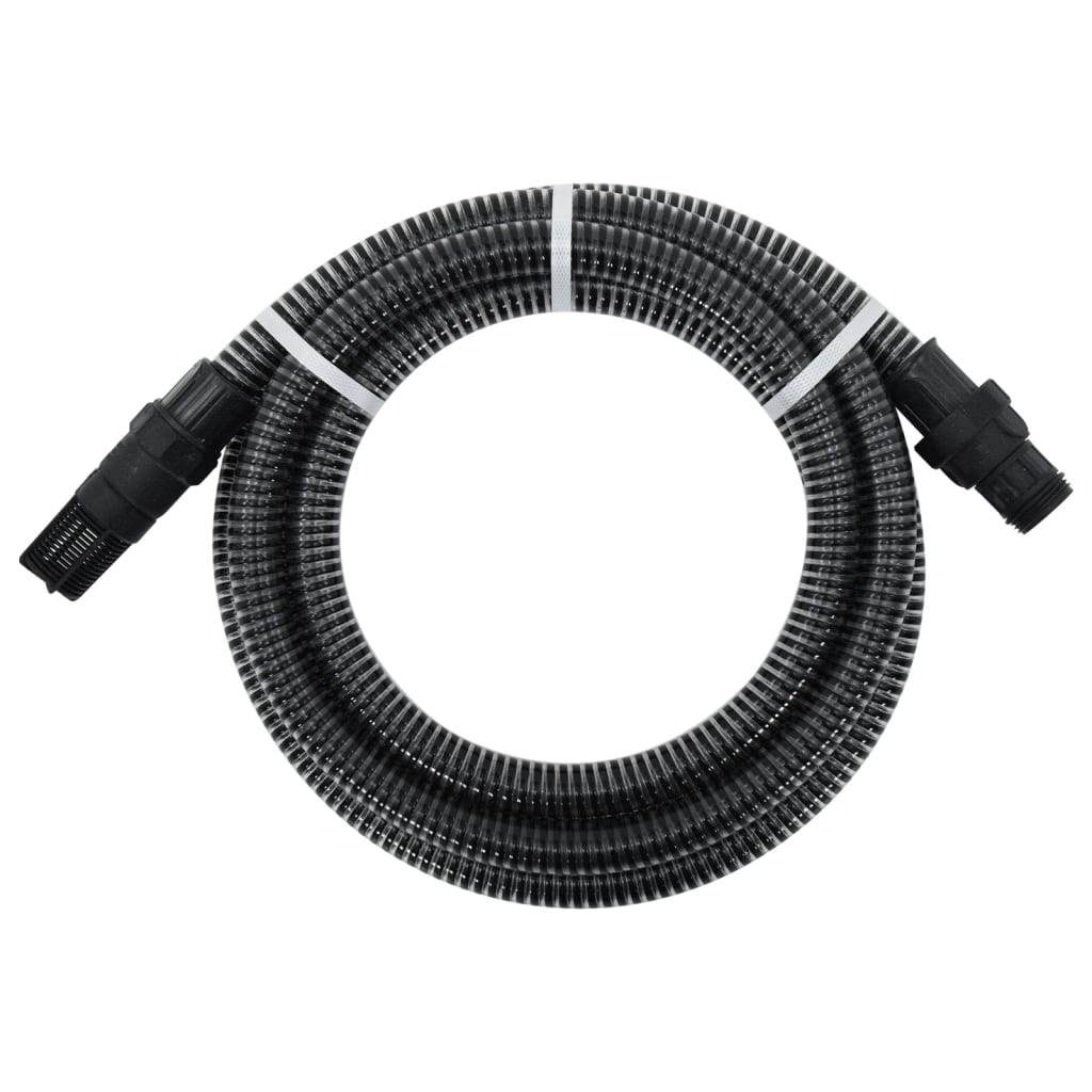 foto del prodotto tubo di aspirazione con connettori in pvc 10m 22 mm nero cod mxl 67280
