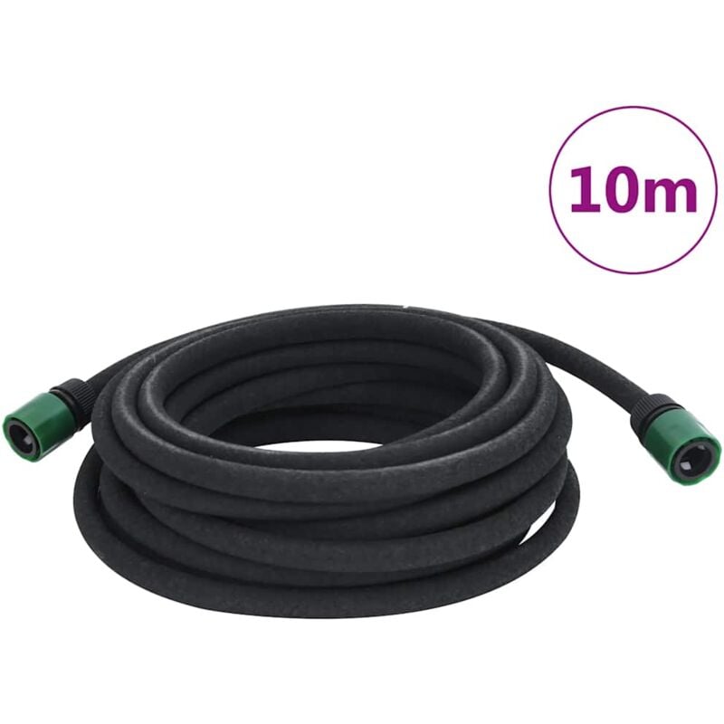foto del prodotto tubo di irrigazione da giardino nero 0,6 10 m in gomma vidaxl