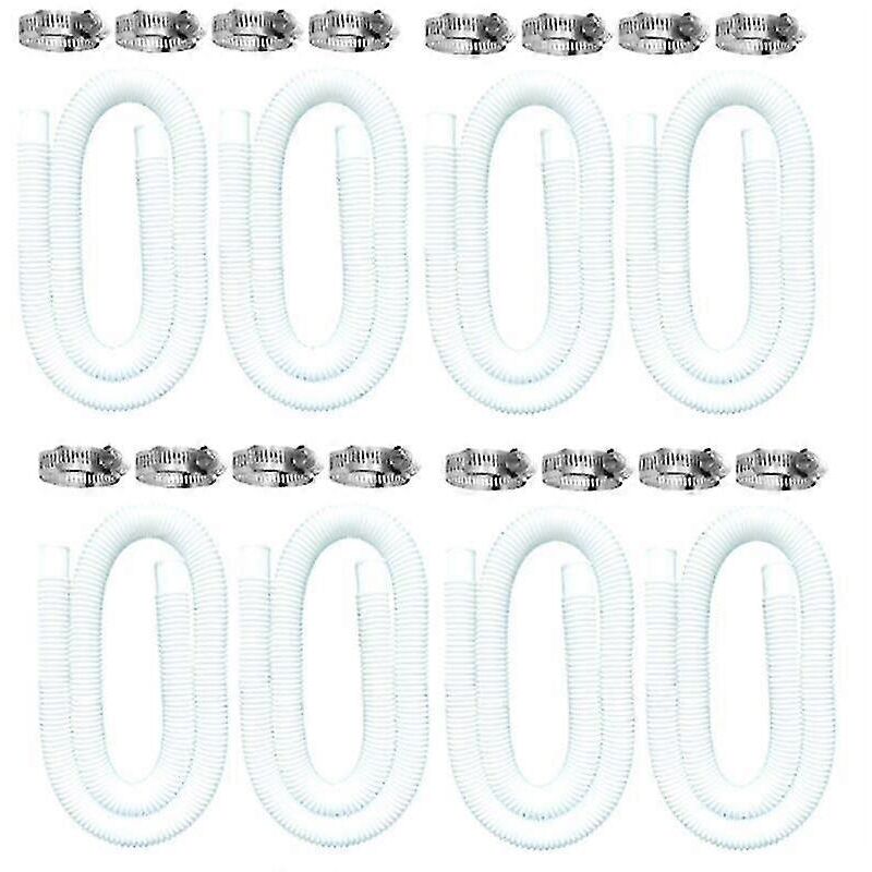 foto del prodotto tubo di ricambio per piscina, diametro 1,25 pollici, accessorio per pompa piscina, tubo di ricambio lungo 59 pollici per piscine fuori terra