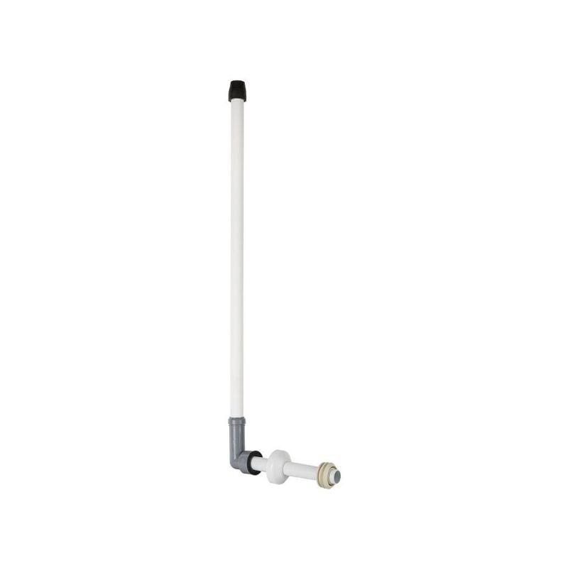 foto del prodotto tubo di scarico da incasso in plastica. per flussometro wc idral 08065tbk plastica