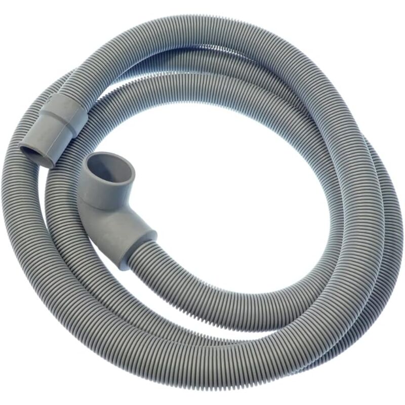 foto del prodotto tubo di scarico lavaggio per lavastoviglie hotpoint ariston indesit whirlpool, colore grigio, lunghezza 1,8 mt per modelli li685 lsi61e