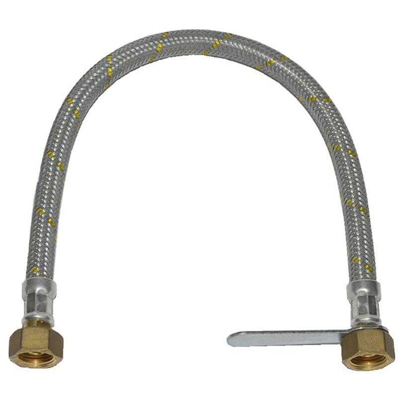 foto del prodotto tubo di travaso manichetta flessibile 70cm per centraline gas