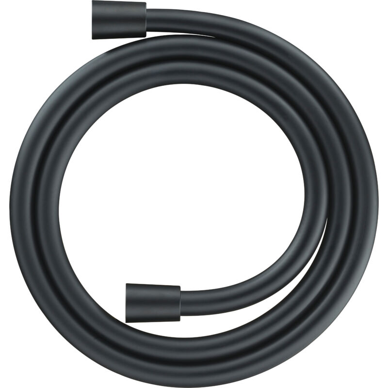 foto del prodotto tubo doccia duravit universal 1,60 m, flessibile doccia resistente alle pieghe con protezione antitorsione, nero opaco