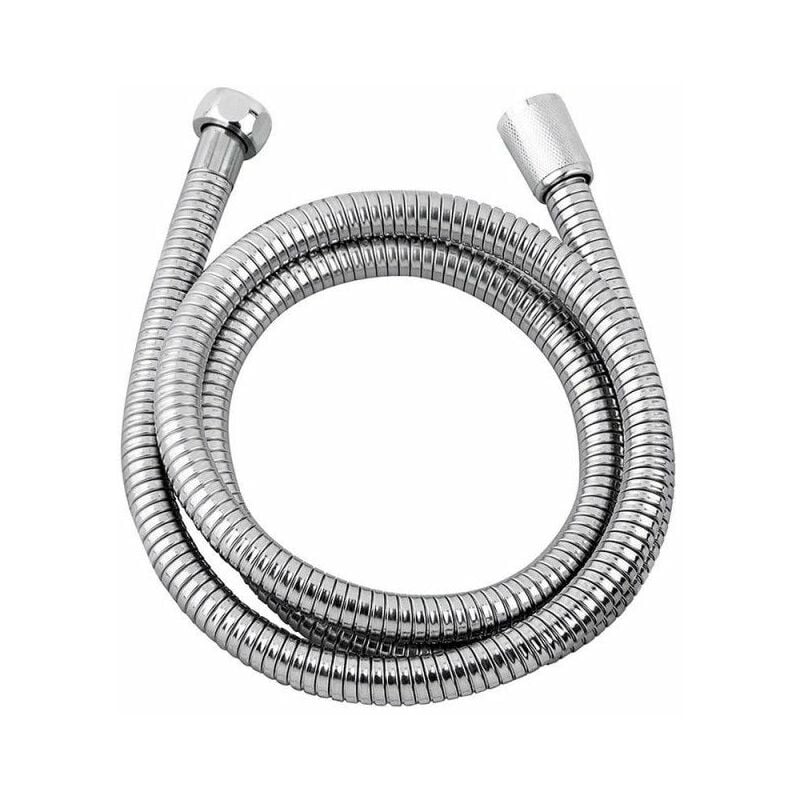 foto del prodotto tubo doccia in acciaio inox. 1,5m colore cromo confezionato edm