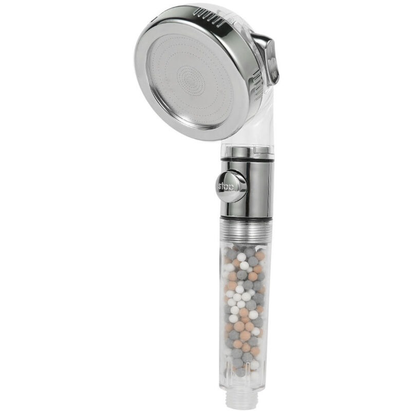 foto del prodotto tubo doccia in acciaio inox nero opaco da 1,5 m versailles