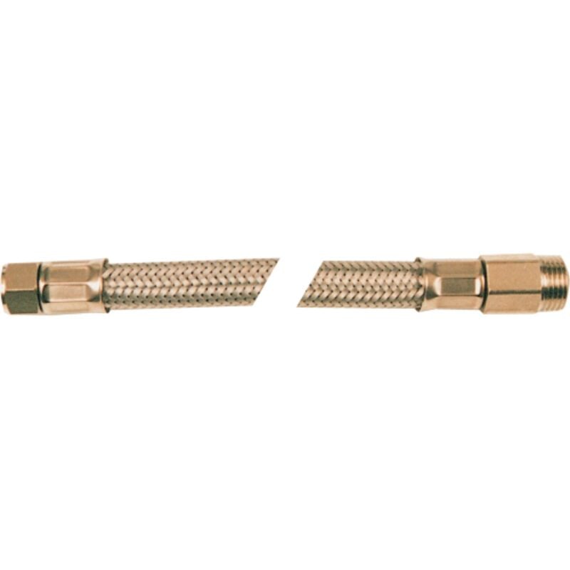 foto del prodotto tubo flessibile cobra 50 cm mf 1 2 prolungato in acciaio inox rinforzato