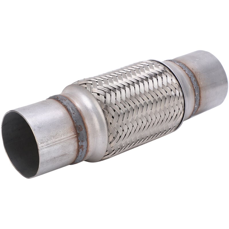 foto del prodotto tubo flessibile di scarico flessibile da 2,5x10 pollici tubo flessibile ondulato in acciaio inossidabile per camion eosnow