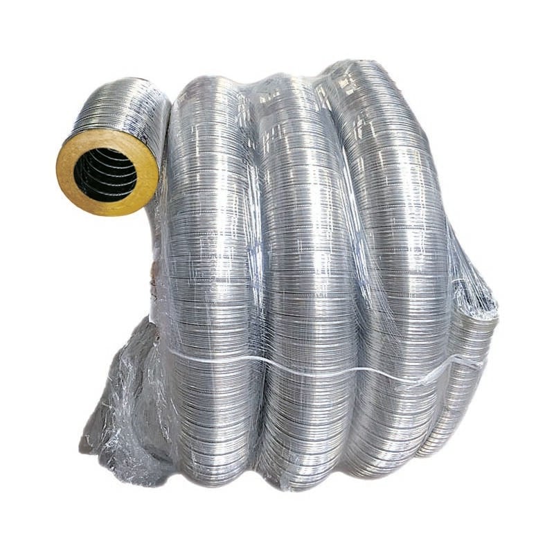 foto del prodotto tubo flessibile doppia parete coibentato tubo flessibile doppia parete coibentato acciaio inox aisi 316l d.80