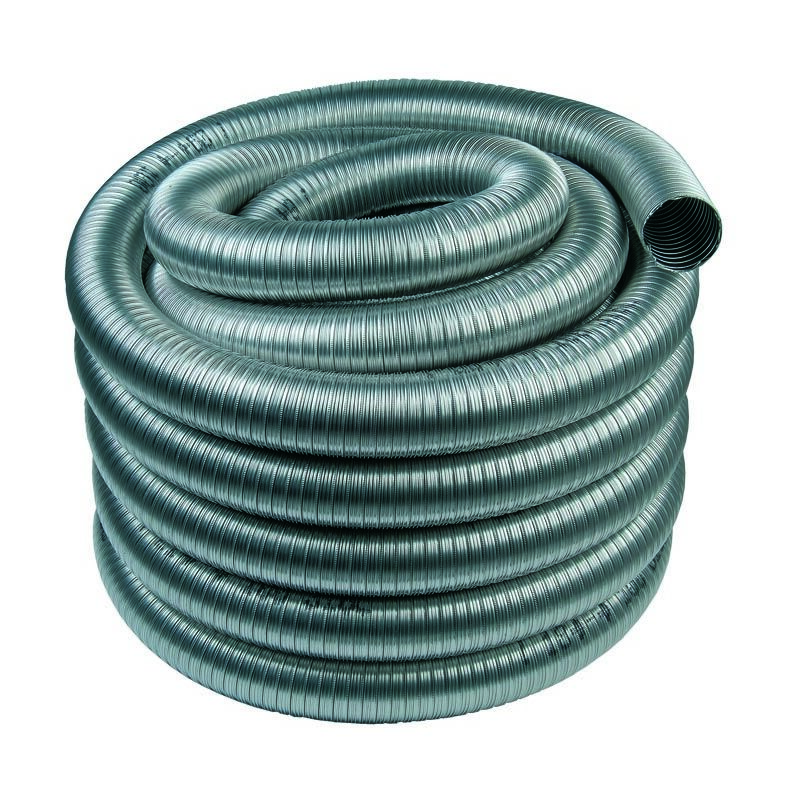 foto del prodotto tubo flessibile doppia parete in acciaio inox d.p. d 140