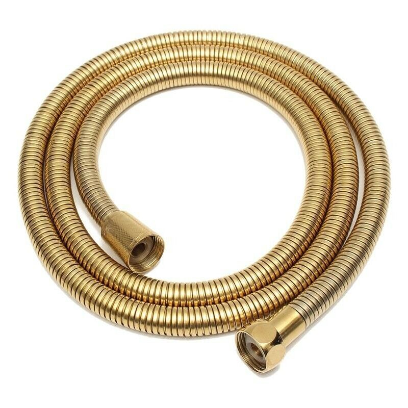 foto del prodotto tubo flessibile dorato per doccia da cm 150
