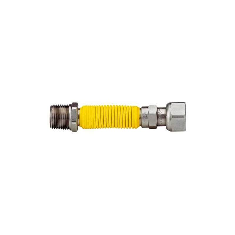 foto del prodotto tubo flessibile ed estensibile in acciaio inox per gas mf da 130mm a 220mm g0371 g0371g21 enolgas