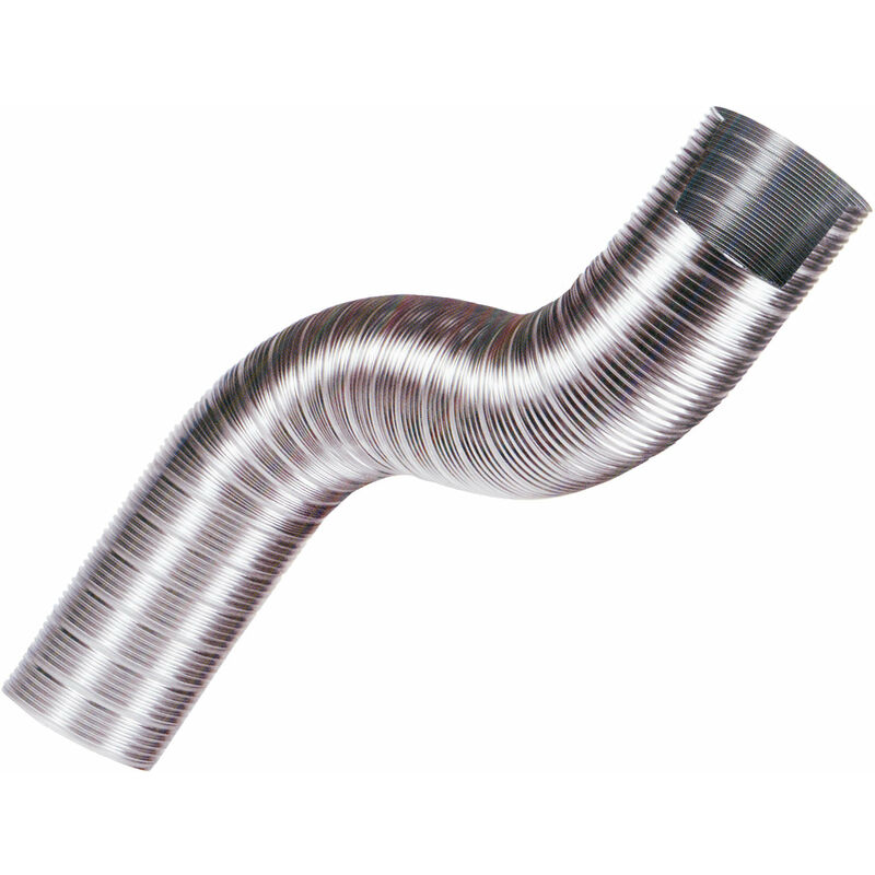 foto del prodotto tubo flessibile in alluminio h80 estensibile fino a 30 cm 80mm grey