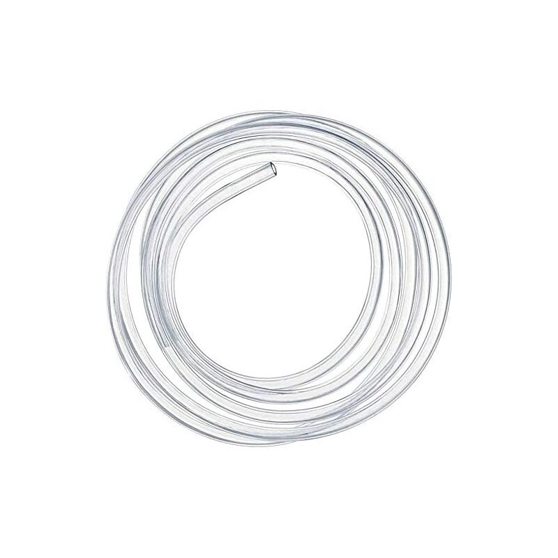 foto del prodotto tubo flessibile in pvc alto 10 metri, tubo flessibile in silicone morbido, diametro interno 4 mm, diametro esterno 6 mm.
