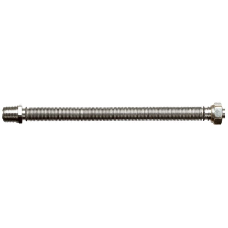 foto del prodotto tubo flessibile inoxestens dn 15 lunghezza da 200 a 410 mm raccordo da 1/2 emiflex 0501506
