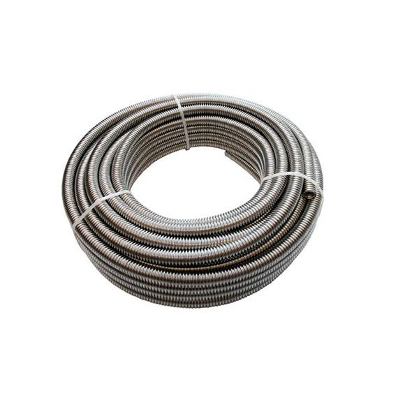 foto del prodotto tubo flessibile per acqua rotolo da 10 mt. 1 2 quot inox uniroll, solo tubo.