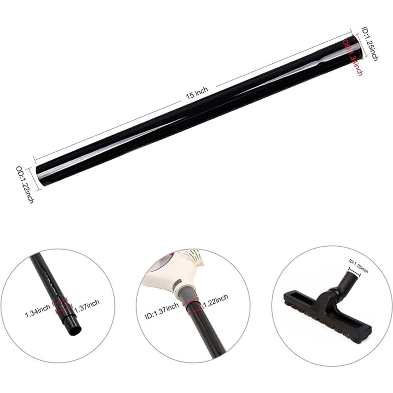 foto del prodotto tubo flessibile per aspirapolvere da 32 mm, tubo di prolunga per accessori per aspirapolvere, tubo di prolunga per accessori henry hoover