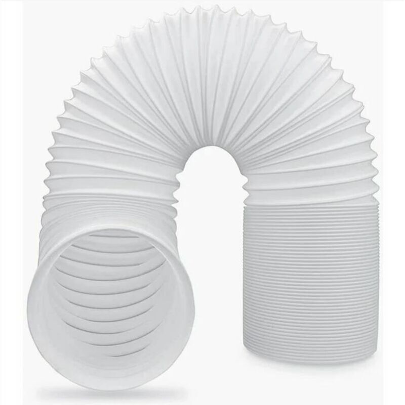 foto del prodotto tubo flessibile per condizionatore d aria mobile, tubo flessibile di scarico dell aria in pvc, kit tubo di ventilazione universale per condizionatore