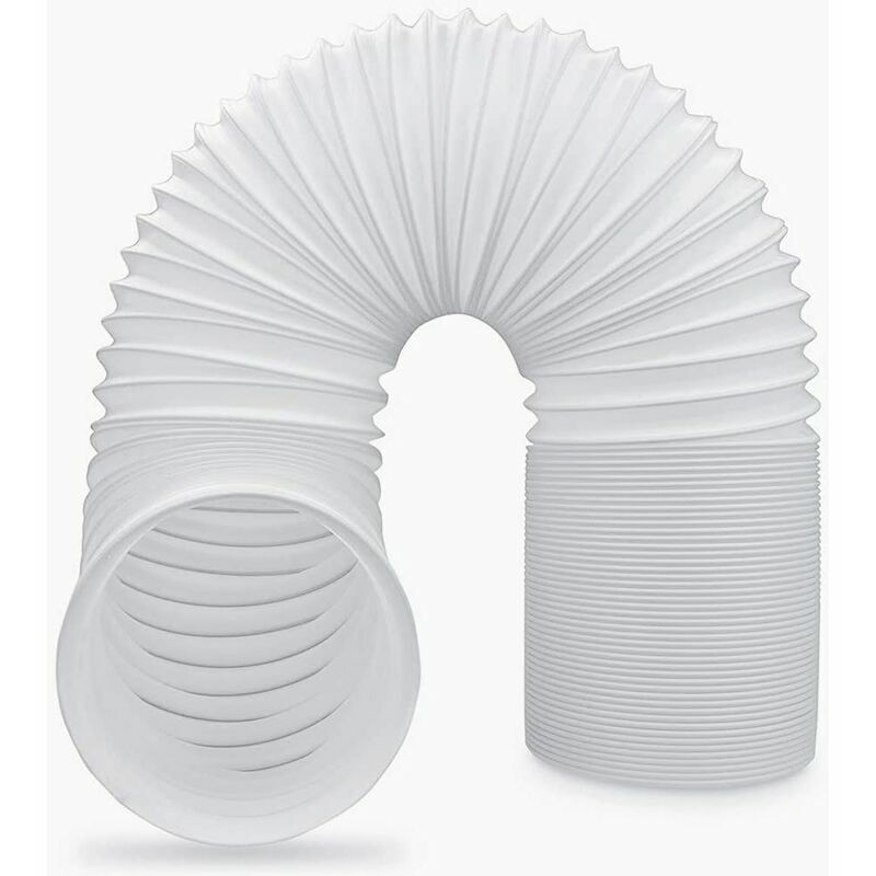 foto del prodotto tubo flessibile per condizionatore d aria mobile, tubo flessibile di scarico dell aria in pvc, kit tubo di ventilazione universale per condizionatore