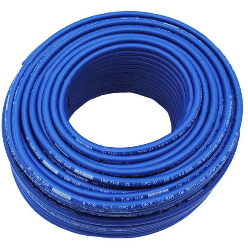 foto del prodotto tubo flessibile per gas gpl in gomma 8 x 13 mm lunghezza 100 mt prezzo a metro 00000050203