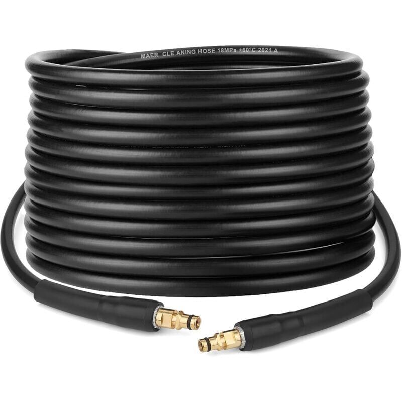 immagine 0 del prodotto tubo flessibile per idropulitrice ad alta pressione karcher k2 k3 k4 k5 k6 k7 10 m attacco rapido flessibile con raccordi in ottone