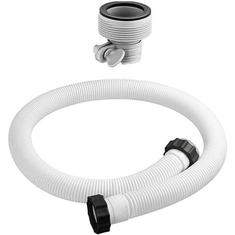 foto del prodotto tubo flessibile per piscina fuori terra da 1,5 x 5,75 , migliorato, kit di sostituzione della pompa per piscina, accessorio per filtro pompa con 1