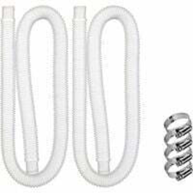 foto del prodotto tubo flessibile per piscina fuori terra, diametro 3,2 cm 1,25 pollici, lunghezza 1,5 m 59 pollici per filtri per piscina intex 330gph, 530gph e