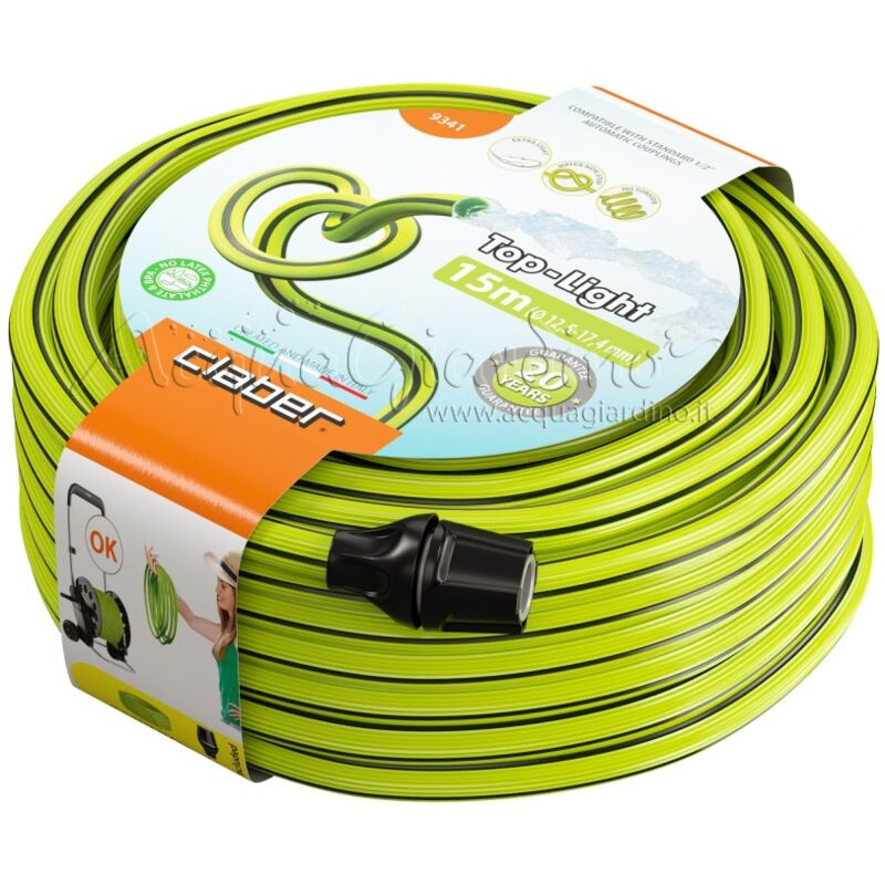 foto del prodotto tubo flessibile top light leggero, anti strozzatura da 15 mt diametro 1 2 .