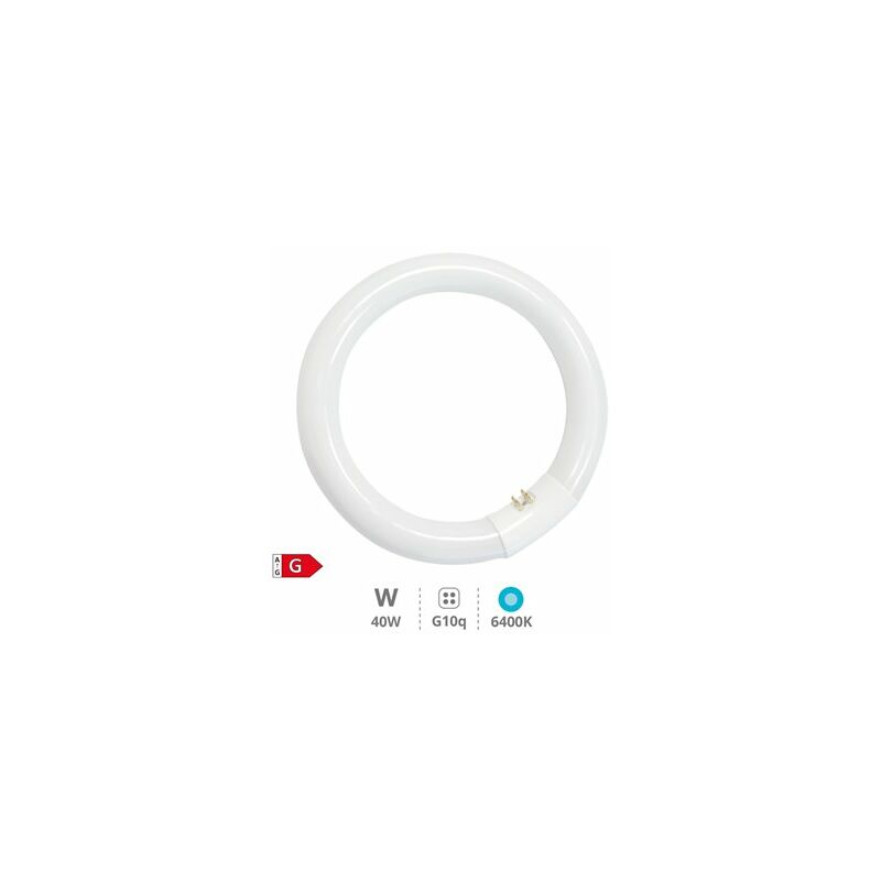 foto del prodotto tubo fluorescente circolare t9 40w g10q 6400k