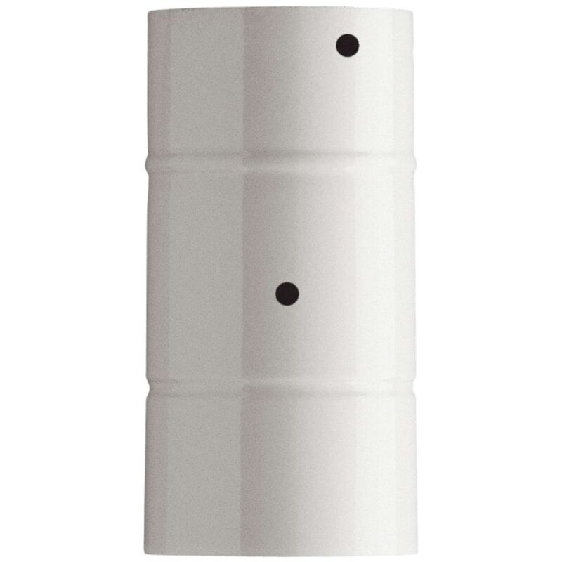 foto del prodotto tubo forato bianco cm 12x25h per serranda serrande stufa stufe camino