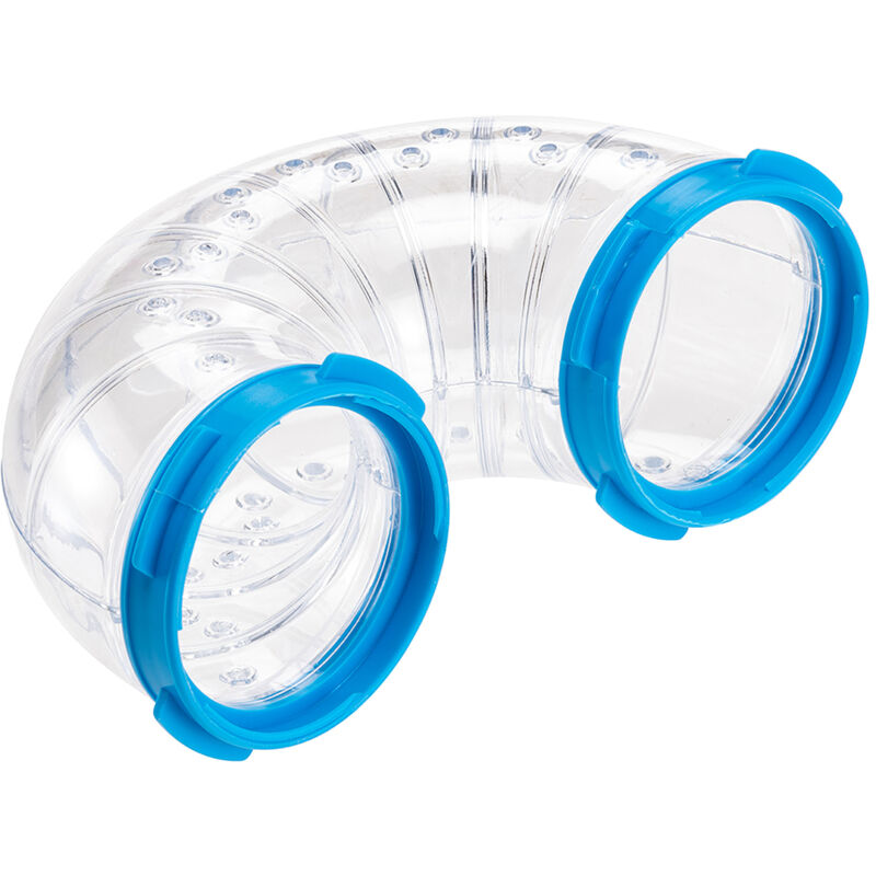 foto del prodotto tubo fpi 4806 u turn tubo in plastica con forma a u per criceti e altri piccoli roditori. variante fpi 4806 u turn misure 6 x 6 cm colori
