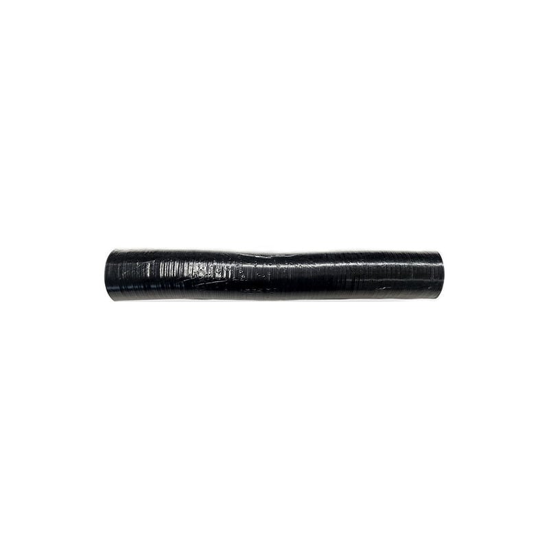foto del prodotto tubo fumi flessibile estensibile alluminio nero 80 mm da 0,5 a 3 mt