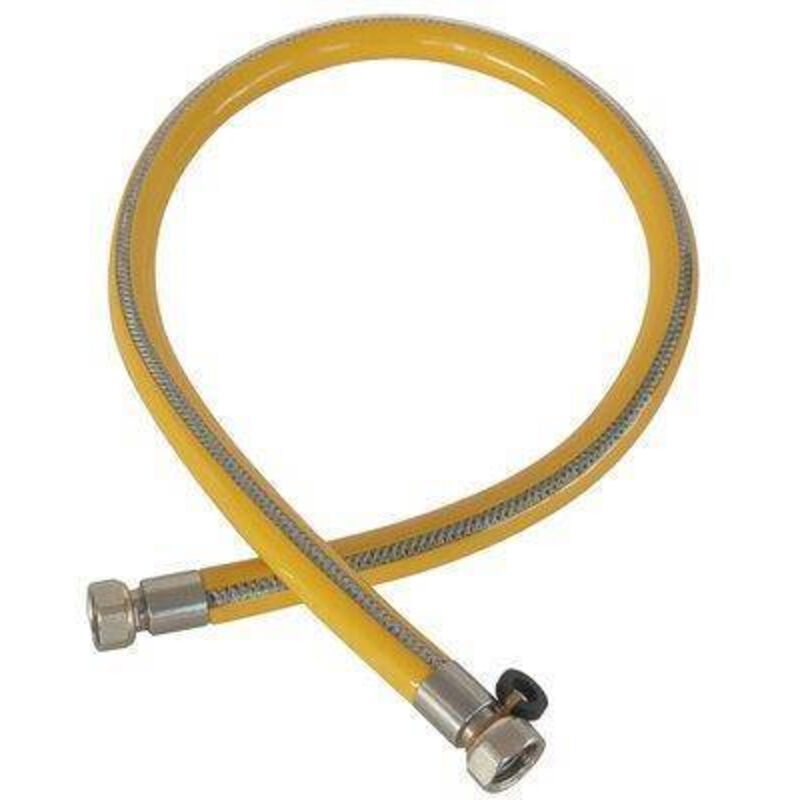 foto del prodotto tubo gas flessibile ff inox pvc 1 2ff cm 300
