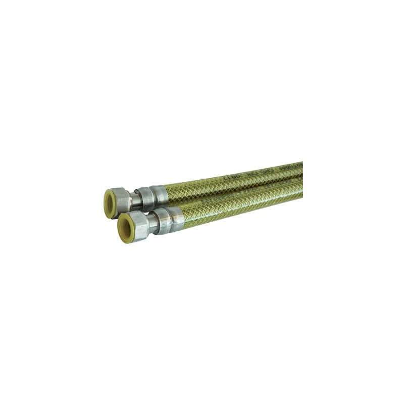 foto del prodotto tubo gas flessibile ff supergas parigi inox pvc 1 2ff cm 200