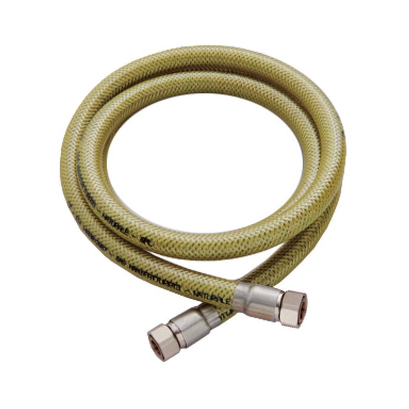 foto del prodotto tubo gas flessibile in acciaio inox con guaina ff cm.100