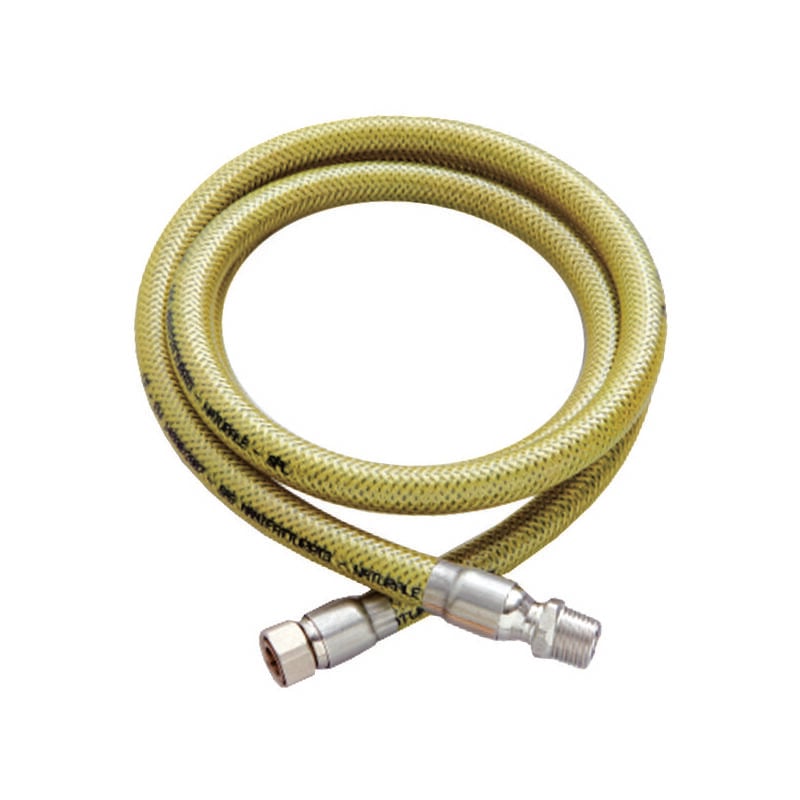 foto del prodotto tubo gas flessibile in acciaio inox con guaina mf cm.150