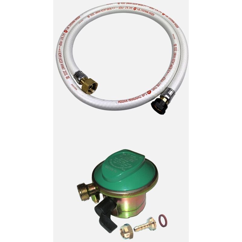 foto del prodotto tubo gas quick on butane 20 mm kit regolatore