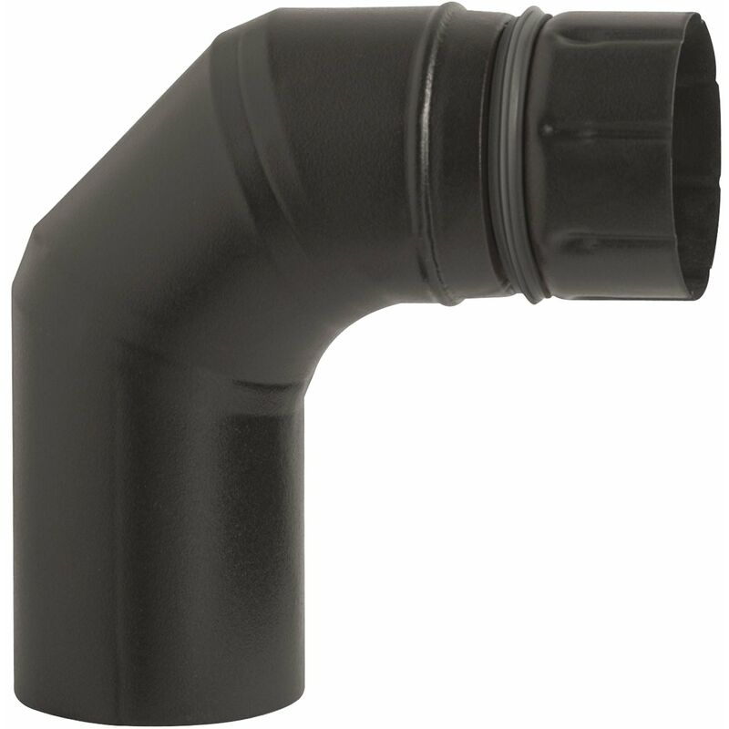 foto del prodotto tubo gomito 90 per stufe ala eco 8cm