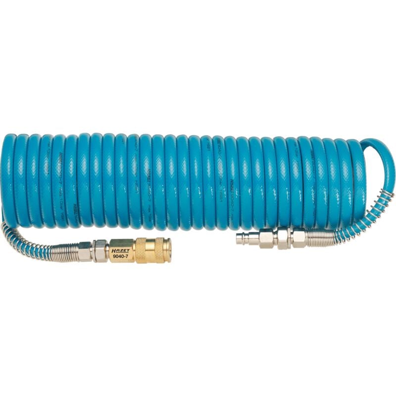 foto del prodotto tubo hazet per aria compressa a spirale 9040 7, 7,62 m, 10 bar, interno 6,35 mm