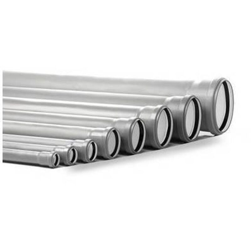 foto del prodotto tubo htdm 2 bicchieri pp3 valsir misura diam. 110 lungh. 750