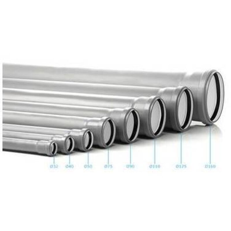 foto del prodotto tubo htem 1 bicchiere pp3 valsir misura: diam. 90 lungh. 150