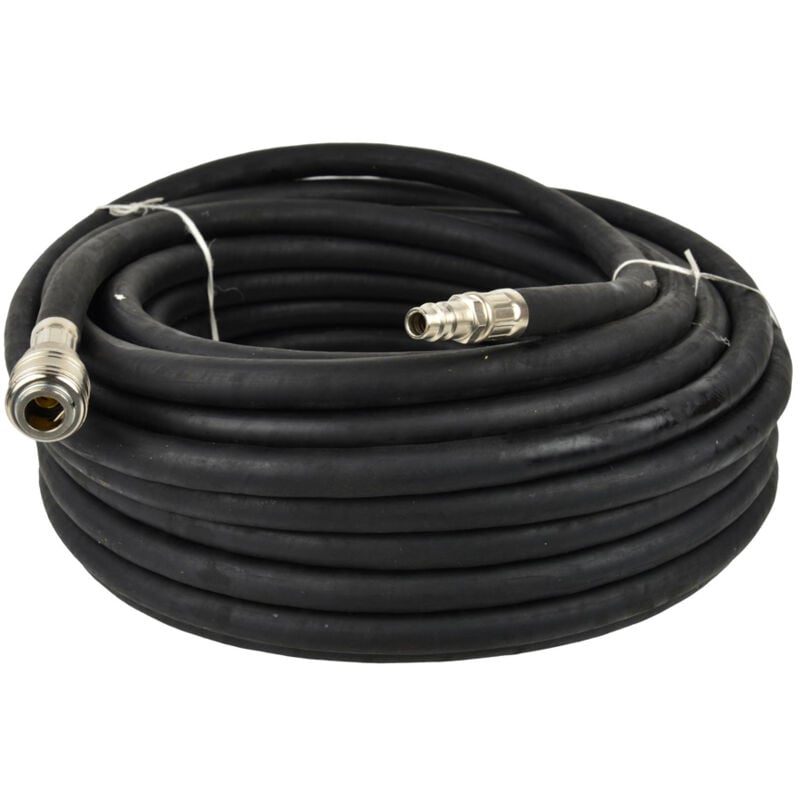 foto del prodotto tubo in gomma 20m aria compressa raccordi prolunga geko g02974