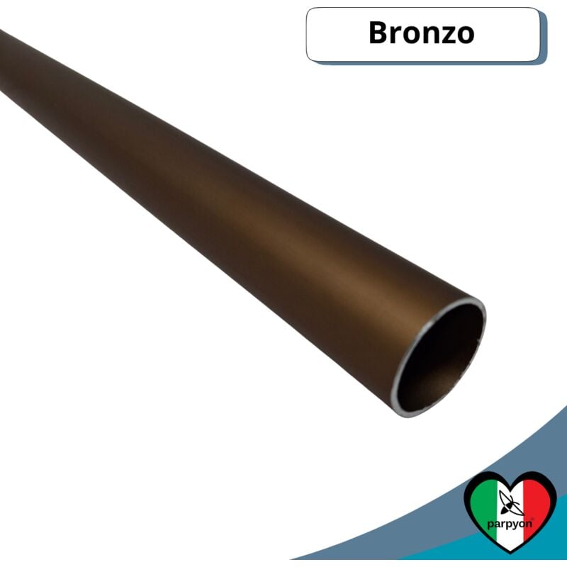 foto del prodotto tubo in metallo d.32 colore bronzo cm 80