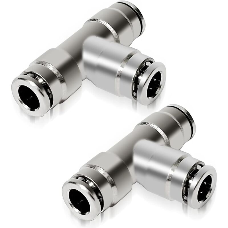 foto del prodotto tubo in ottone con diametro esterno di 1 4 0,6 cm , raccordo per maglietta a 3 vie, raccordo per aria, raccordo per tubo a pressione, connettore