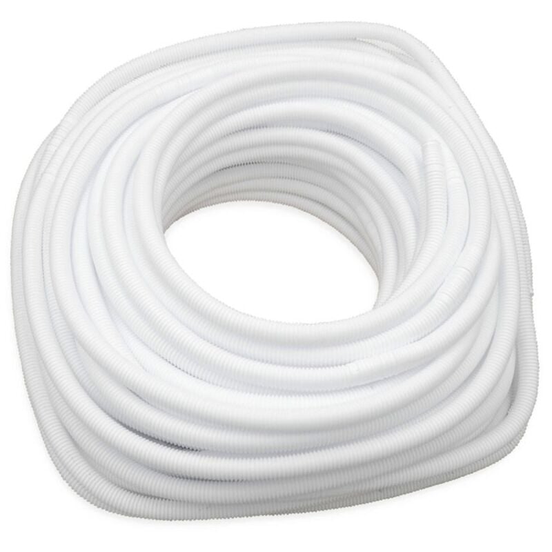 foto del prodotto tubo in pp corrugato con innesti 18-20 mm ogni metro - rotolo da 50 mt prezzo a metro - acquisto min. 50 metri e multipli 00000052019